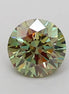 1.47ct Round Lab Grown Diamond (Colour Fancy Vivid Green, Clarity VS1, Cut ID, IGI Certified)