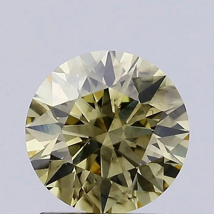 1.51ct Round Lab Grown Diamond (Colour Fancy Yellow, Clarity VS2, Cut ID, IGI Certified)