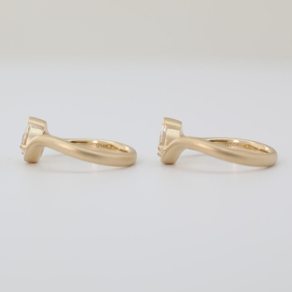 Ena 14K Diamond Pinky Ring