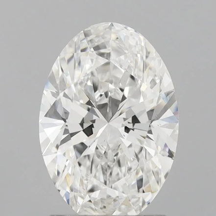 2.03ct Oval Lab Grown Diamond (Colour F, Clarity VVS2, IGI Certified)