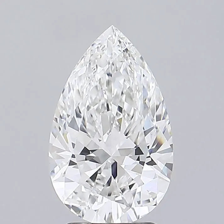 2.60ct Pear Lab Grown Diamond (Colour F, Clarity VVS2, IGI Certified)