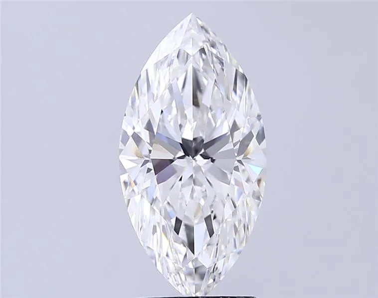 3.02ct Marquise Lab Grown Diamond (Colour E, Clarity IF, IGI Certified)