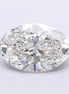 3.50ct Oval Lab Grown Diamond (Colour F, Clarity VS2, IGI Certified)