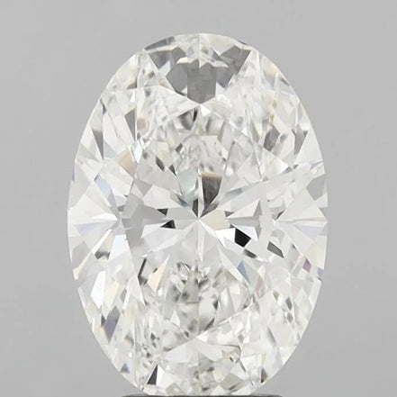 3.57ct Oval Lab Grown Diamond (Colour F, Clarity VVS2, IGI Certified)