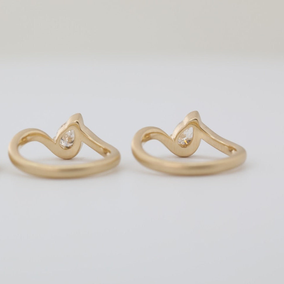 Ena 14K Diamond Pinky Ring