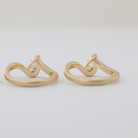 Ena 14K Diamond Pinky Ring