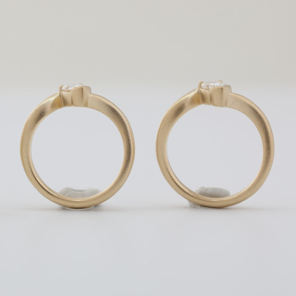 Ena 14K Diamond Pinky Ring