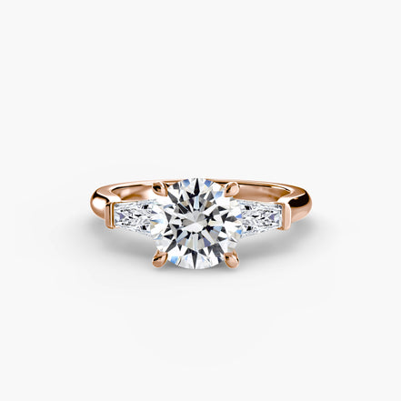 Three-Stone Ring (Baguette Side Stones)