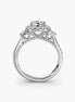 Three-Stone Ring with Halo 2