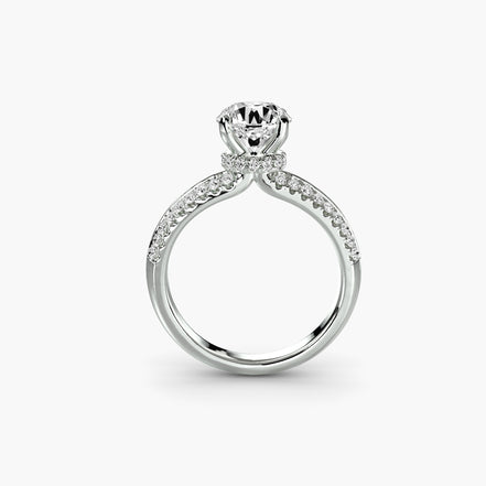 Solitaire with Pavé