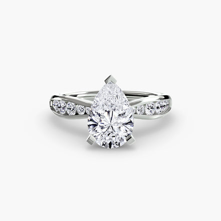 Solitaire with Pavé 3