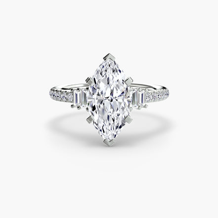 Solitaire with Pavé 4