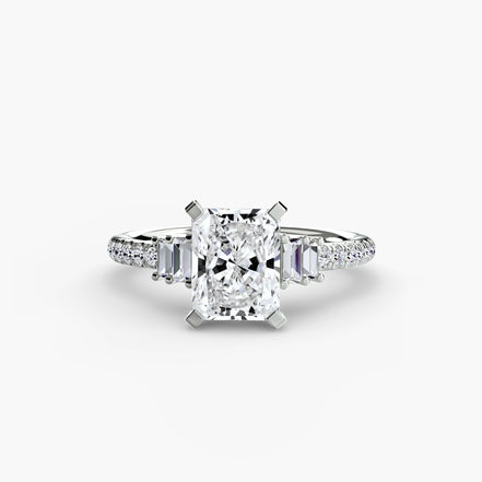 Solitaire with Pavé 4