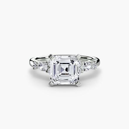 The Floral Accent Solitaire