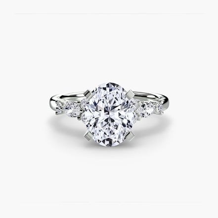The Floral Accent Solitaire