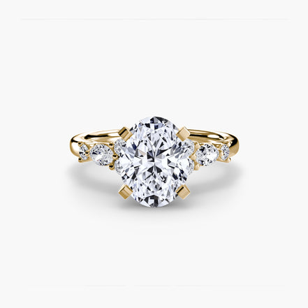 The Floral Accent Solitaire