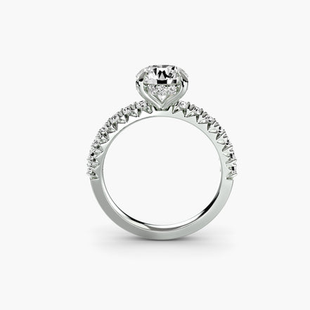 Solitaire with Pavé 6