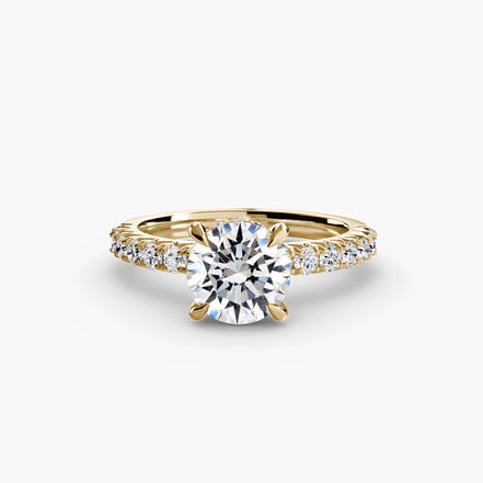 Solitaire with Pavé 6