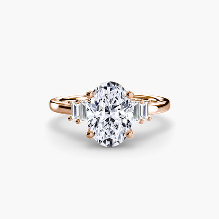 Baguette Accent Solitaire