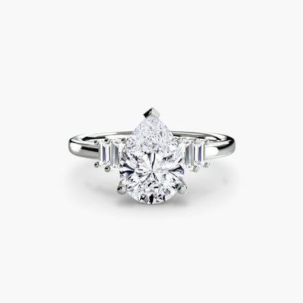 Baguette Accent Solitaire