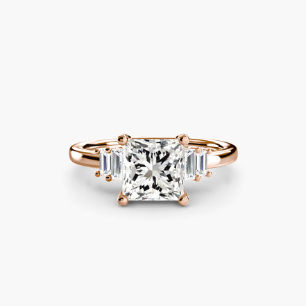 Baguette Accent Solitaire